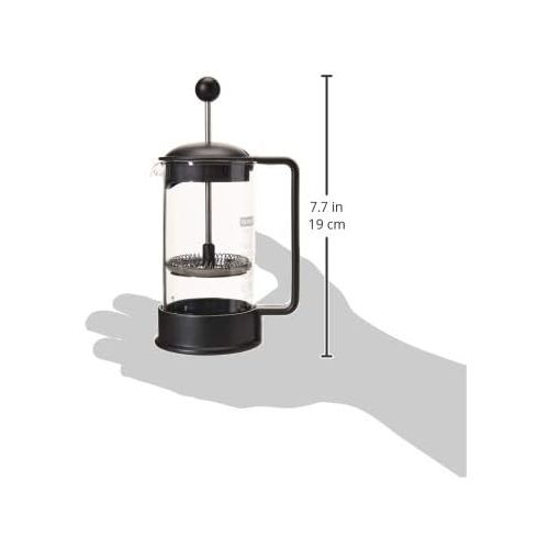  Bodum 1543-01US Brazil French Press Coffee and Tea Maker, 12 Ounce, Black