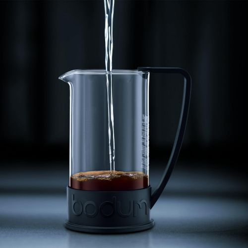  Bodum 10948-01BUS Brazil French Press Coffee and Tea Maker, 12 Ounce, Black