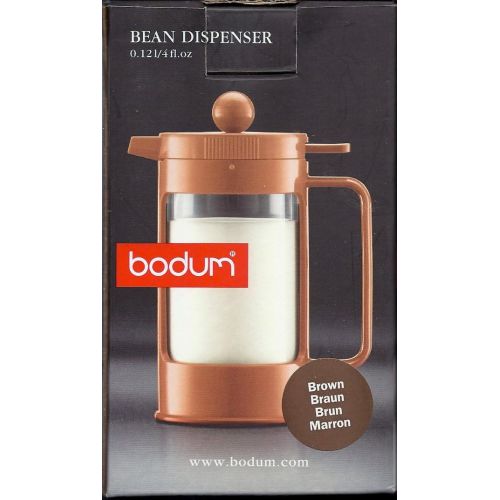  Bodum Bean Dispenser Creamer 4oz BROWN