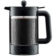 Bodum Bean Cold Brew Coffee Maker, Press, Plastic, 1.5 Liter, 51 Ounce, Black