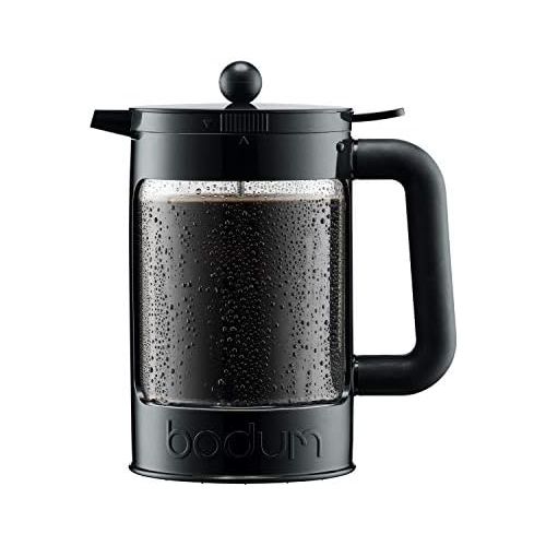  Bodum Bean Cold Brew Coffee Maker, Press, Plastic, 1.5 Liter, 51 Ounce, Black