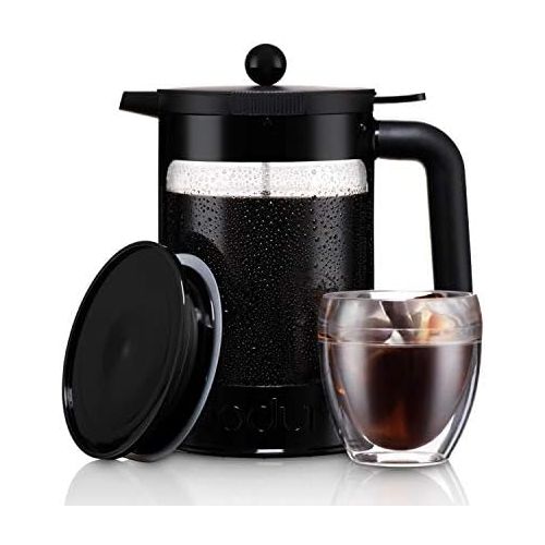  Bodum Bean Cold Brew Coffee Maker, Press, Plastic, 1.5 Liter, 51 Ounce, Black