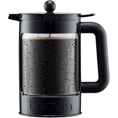  Bodum Bean Cold Brew Coffee Maker, Press, Plastic, 1.5 Liter, 51 Ounce, Black
