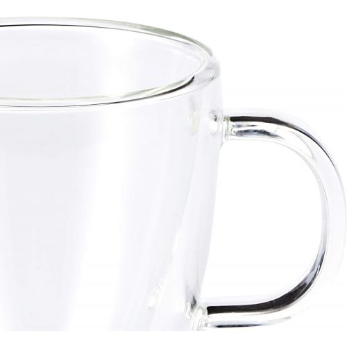  Bodum Bistro Coffee Mug, 5 Ounce, Clear