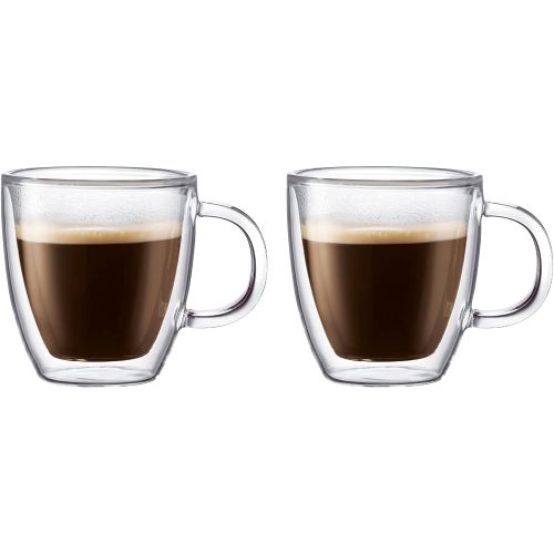  Bodum Bistro Coffee Mug, 5 Ounce, Clear