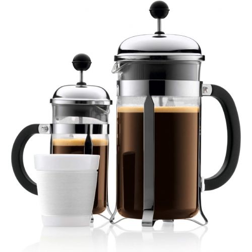  Bodum Chambord French Press Coffee and Tea Maker, 12 Ounce, Chrome