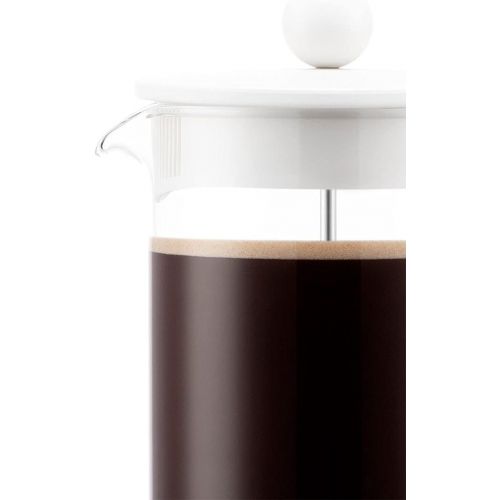  Bodum New Brazil 8-Cup French Press Coffee Maker, 34-Ounce, Off White