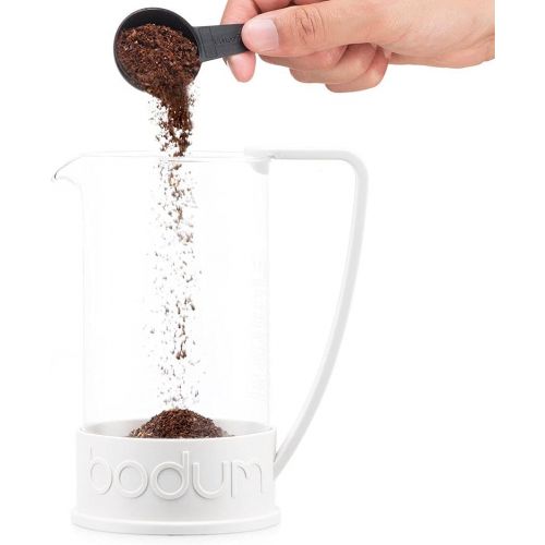  Bodum New Brazil 8-Cup French Press Coffee Maker, 34-Ounce, Off White