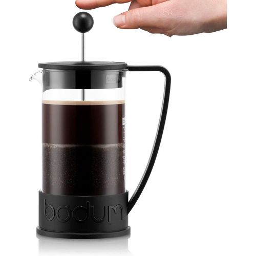  Bodum Brazil Three Cup French Press Coffee Maker - Black