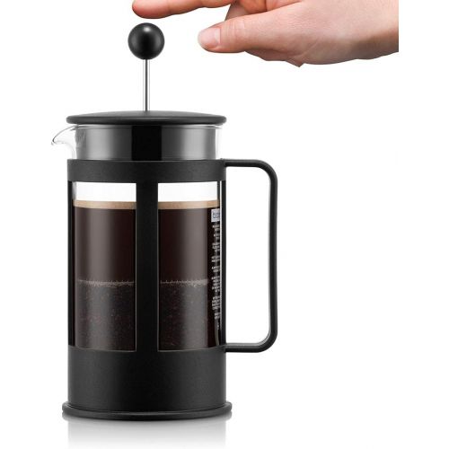  Bodum Kenya 8-Cup French Press Coffee Maker, 34-Ounce, Plastic, Black