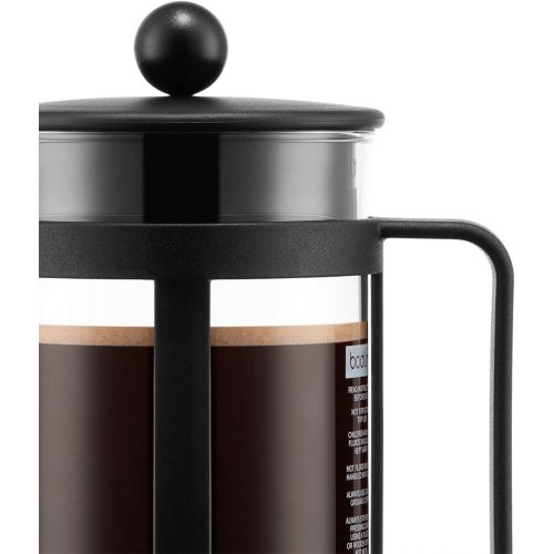  Bodum Kenya 8-Cup French Press Coffee Maker, 34-Ounce, Plastic, Black