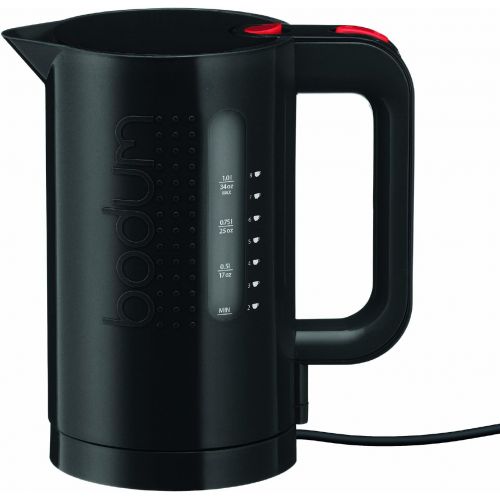  Bodum Bistro Electric Water Kettle, 34 Ounce, 1 Liter, Black