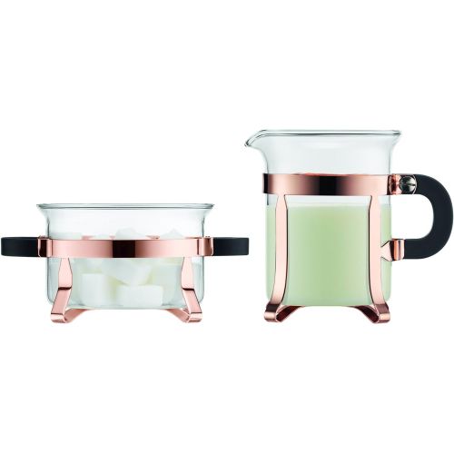  Bodum Chambord Classic Sugar and Creamer Set, Copper