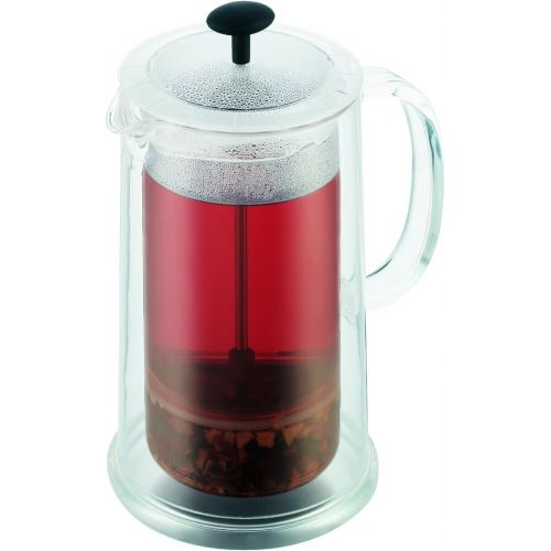  BODUM 1608-10 Thermia Double Wall Coffee and Tea Press, 12.6 x 17.9 x 23.8 cm,Transparent