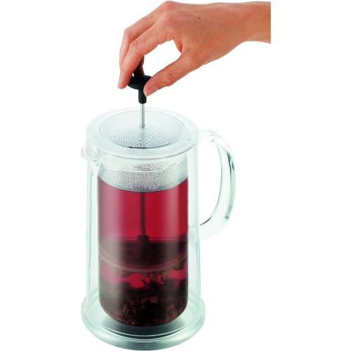  BODUM 1608-10 Thermia Double Wall Coffee and Tea Press, 12.6 x 17.9 x 23.8 cm,Transparent