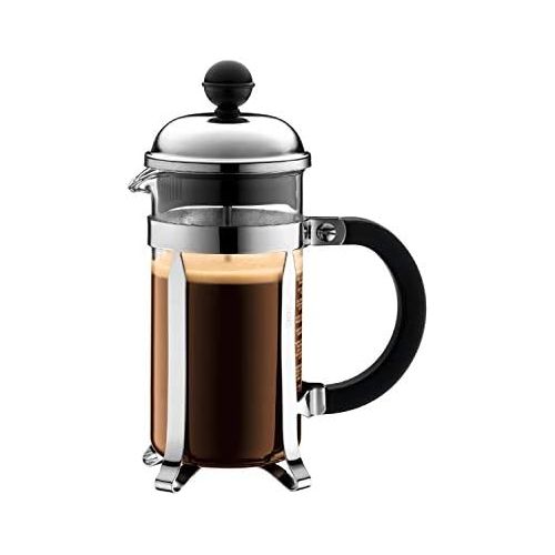  Bodum Chambord French Press Coffee and Tea Maker, 12 Ounce, Chrome