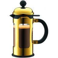 Bodum 11170-17 3 Cup Chambord French Press Coffee Maker, 12 oz, Gold