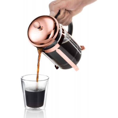  Bodum Chambord French Press Coffee Maker, Glass, 34 Ounce, 1 Liter, Copper