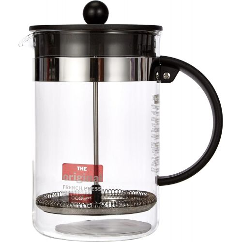  Bodum Bistro Nouveau French Press Coffee Maker, 12 Cup, 51-Ounce