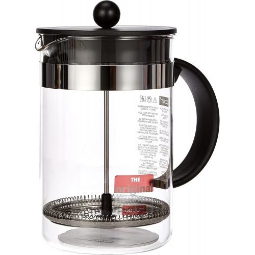  Bodum Bistro Nouveau French Press Coffee Maker, 12 Cup, 51-Ounce