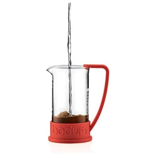  Bodum Brazil Three Cup French Press Coffee Maker - Red