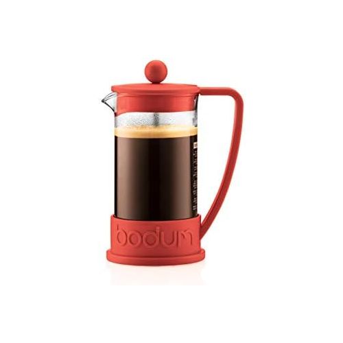  Bodum Brazil Three Cup French Press Coffee Maker - Red