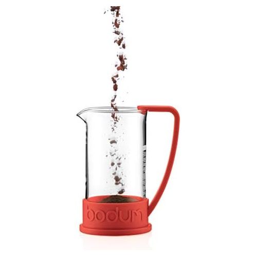  Bodum Brazil Three Cup French Press Coffee Maker - Red