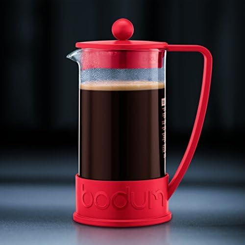  Bodum Brazil Three Cup French Press Coffee Maker - Red