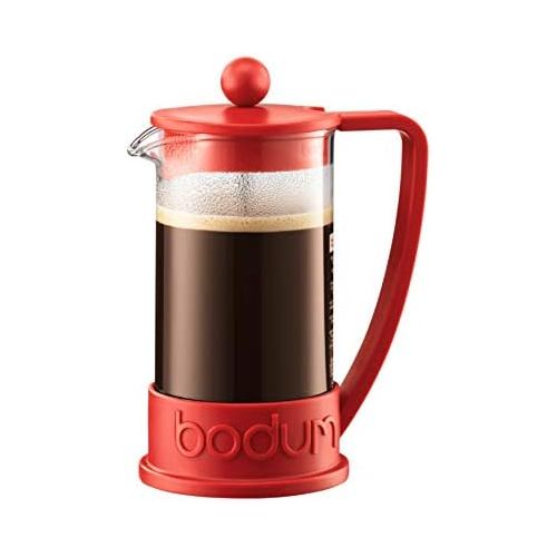  Bodum Brazil Three Cup French Press Coffee Maker - Red