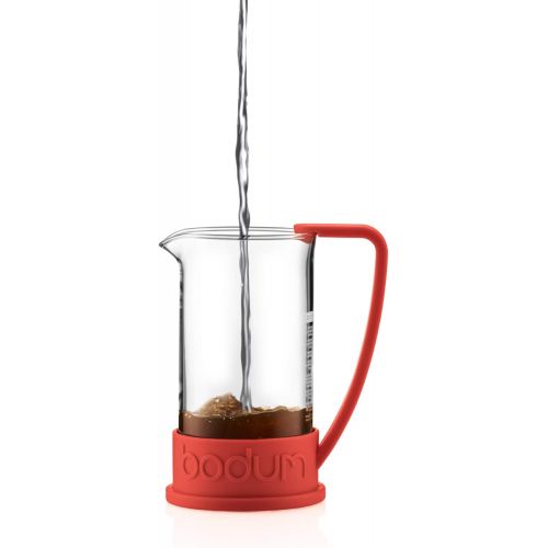  Bodum Brazil Three Cup French Press Coffee Maker - Red