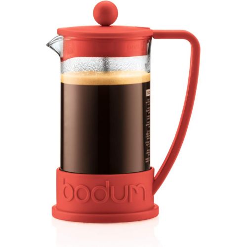  Bodum Brazil Three Cup French Press Coffee Maker - Red