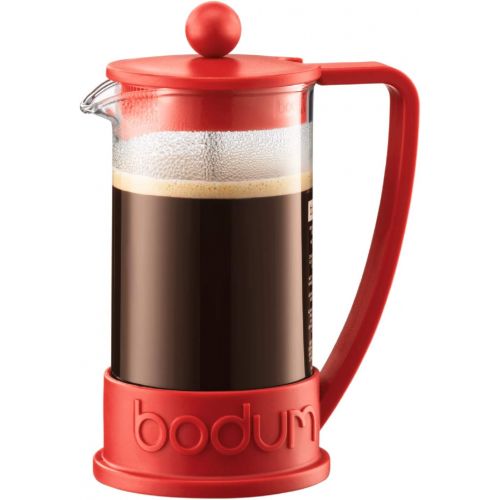  Bodum Brazil Three Cup French Press Coffee Maker - Red