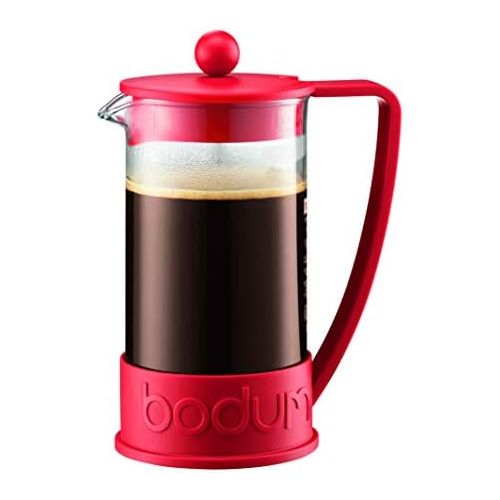  Bodum 10948-294BUS BRAZIL French Press 12 Ounce Red