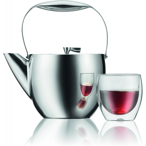  Bodum Columbia Stainless Steel Tea Press, 51-Ounce