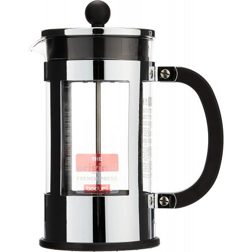  Bodum Kenya 8 Cup French Press Coffee Maker, Chrome, 1.0 l, 34 oz