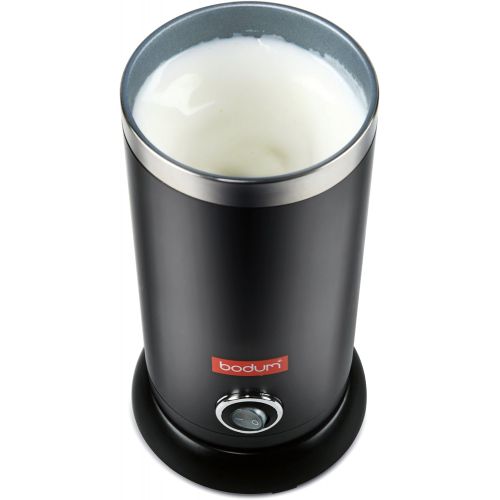  Bodum Bistro Electric Milk Frother, 10 Ounce, Black: Kitchen & Dining