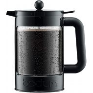 [아마존베스트]Bodum Bean Cold Brew Coffee Maker, Press, Plastic, 1.5 Liter, 51 Ounce, Black