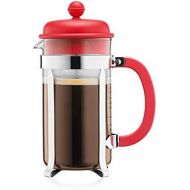 [아마존베스트]BODUM 1918-294 Caffettiera 8 Cup French Press Coffee Maker, Red, 1.0 l, 34 oz