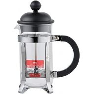 [아마존베스트]Bodum Caffettiera French Press Coffee Maker, Black Plastic Lid and Stainless Steel Frame, 3-Cup, 12-Ounce