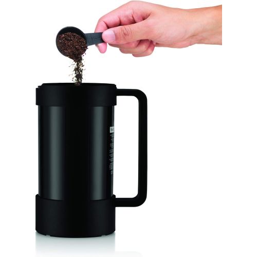  Bodum Bean Sustainable French Press Coffee Maker, 34 Ounce, Black