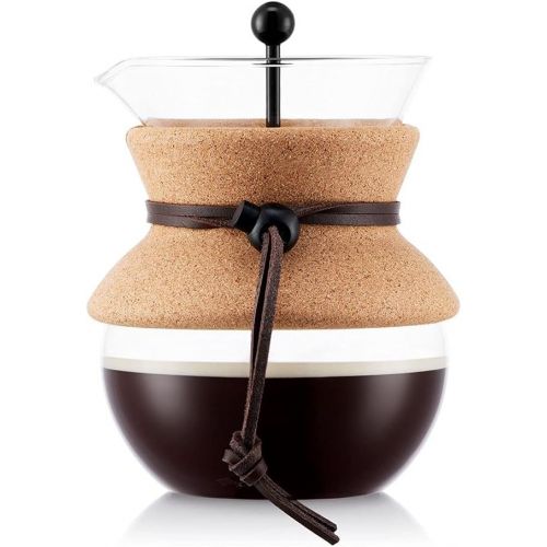  Bodum Pour Over Coffee Maker, 17 Ounce, .5 Liter, Cork Band