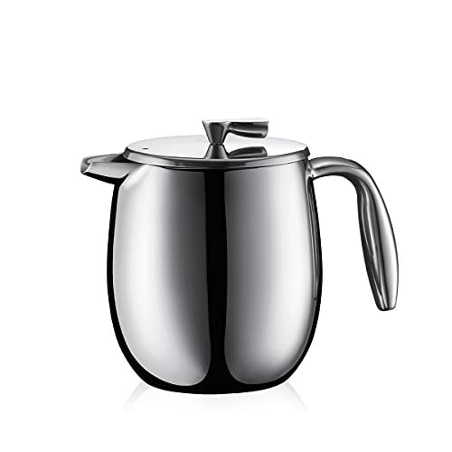  [아마존베스트]Bodum COLUMBIA Coffee Maker, Thermal French Press Coffee Maker, Stainless Steel, 17 Ounce