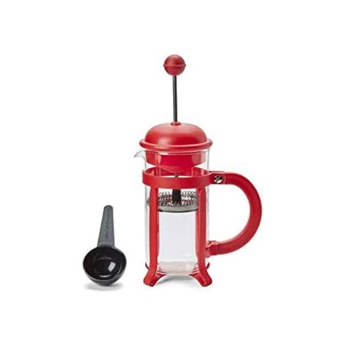  [아마존베스트]Bodum Java Coffee Maker 3 Cups Glass, Red, 7.5 x 13.5 x 18.9 cm