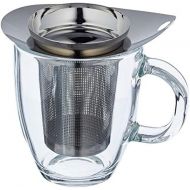 [아마존베스트]Bodum UK 0.35 L/12 oz Yo Yo Set Mug Glass and Tea Strainer