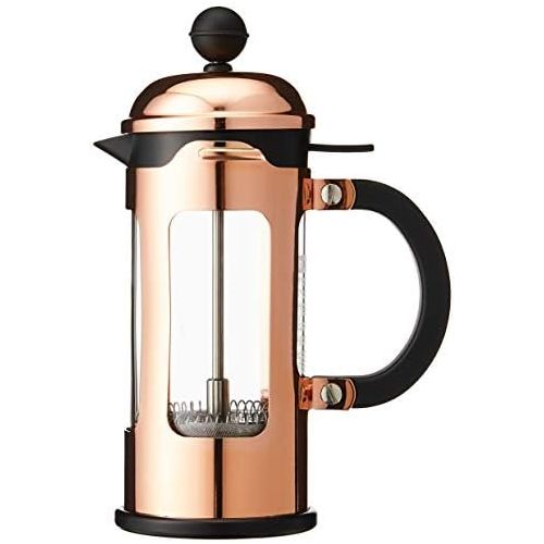  [아마존베스트]BODUM 0.35 Litre/12 oz Borosilicate Glass Chambord 3-Cup Coffee Maker, Copper