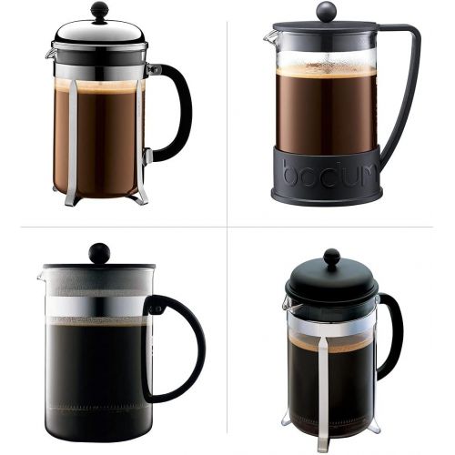  [아마존베스트]Bodum 1512-10 12-cup coffee mug replacement mug, glass - transparent, 1.5 L