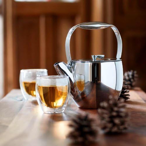  [아마존베스트]Bodum Tea Press, Tea Maker, Teapot, 1.5 l, 51 oz, Stainless Steel Matt, 11496-57