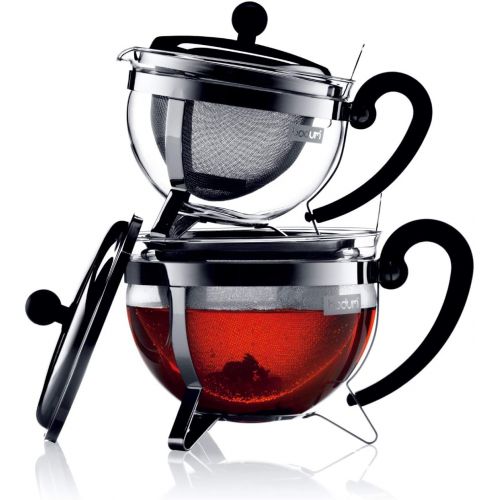  [아마존베스트]Bodum Chambord 1 L/34 oz Tea Pot with Metal Lid and Metal Filter