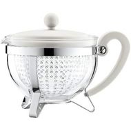 [아마존베스트]Bodum Chambord Teapot (Coloured Plastic Lid, Filter, Heat Resistant), 1,0 L