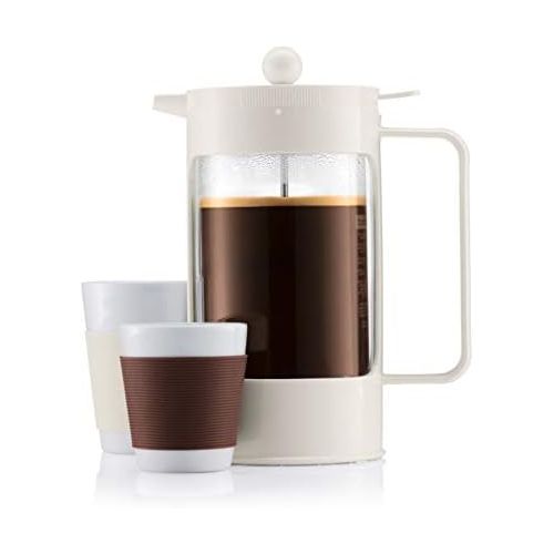  Bodum Bean 8 Cup/1.0 L Coffee Maker White